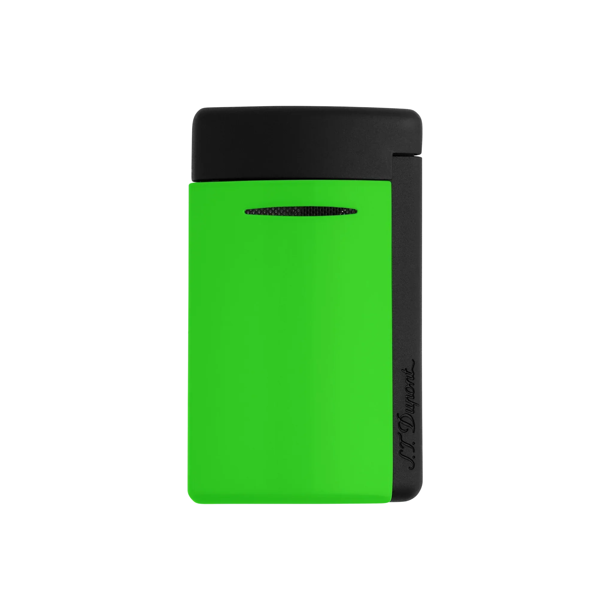 S.T. Dupont Fun Size Minijet Lighter - Matte Black & Neon Green