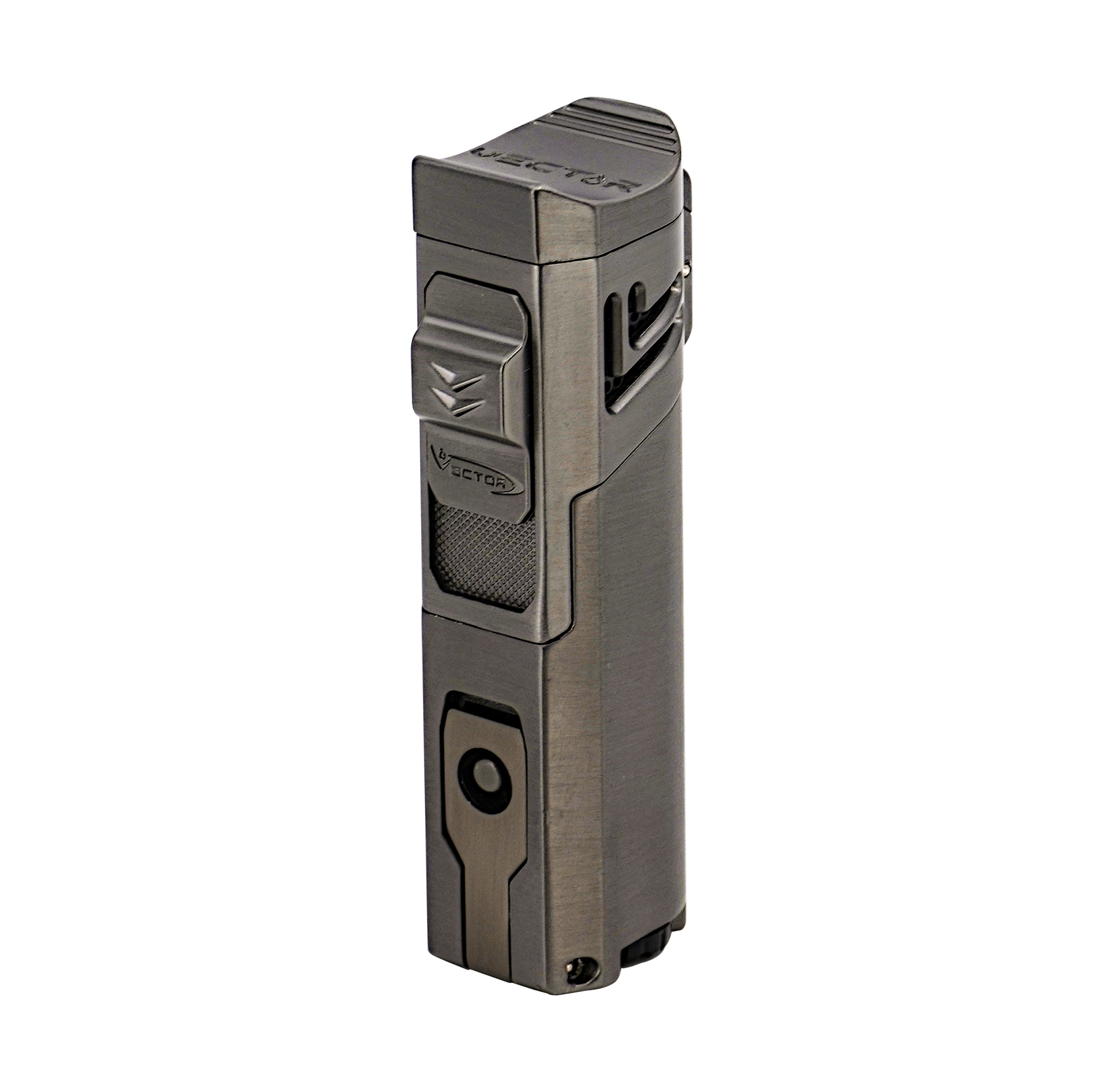Vector Caliper Single Flame Torch Lighter with Cigar Punch