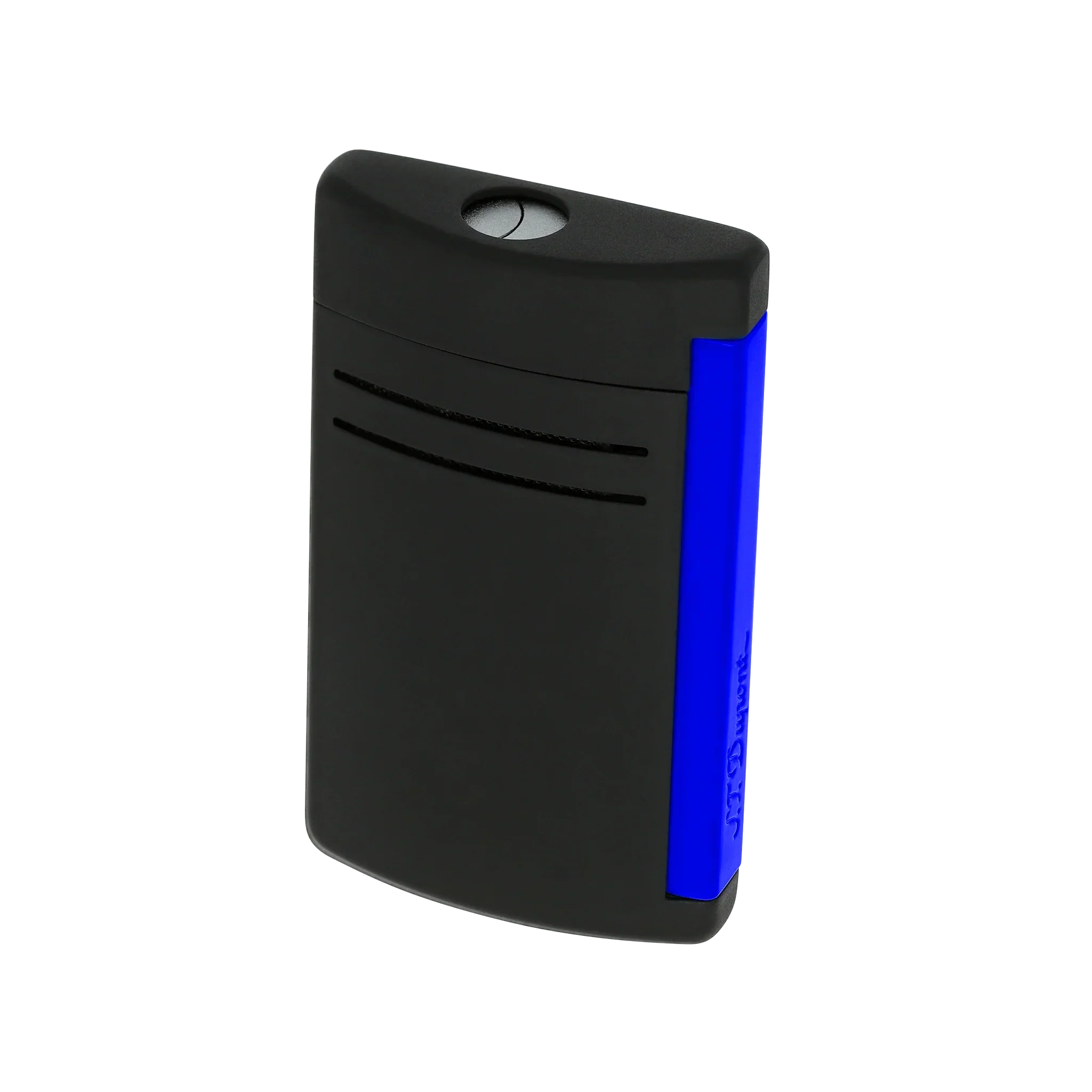 S.T. Dupont Lighter MaxiJet - Matte Black & Neon Blue