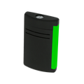 S.T. Dupont Lighter MaxiJet - Matte Black & Neon Green