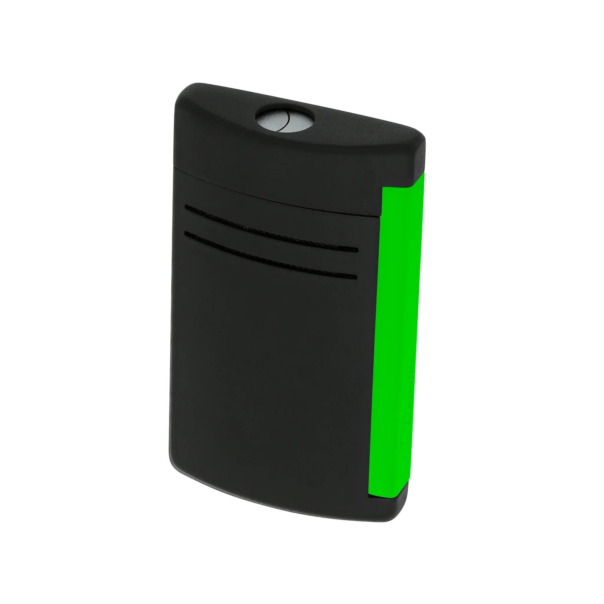S.T. Dupont Lighter MaxiJet - Matte Black & Neon Green