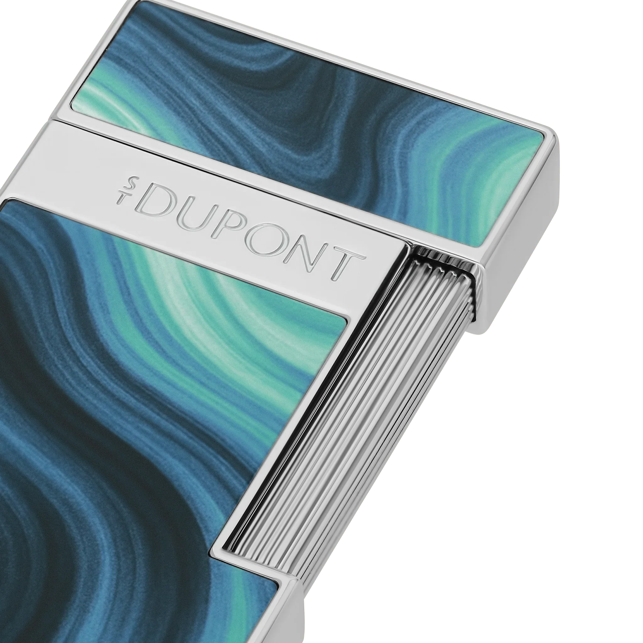 S.T. Dupont Slimmy Géode Lacquered Lighter - Blue
