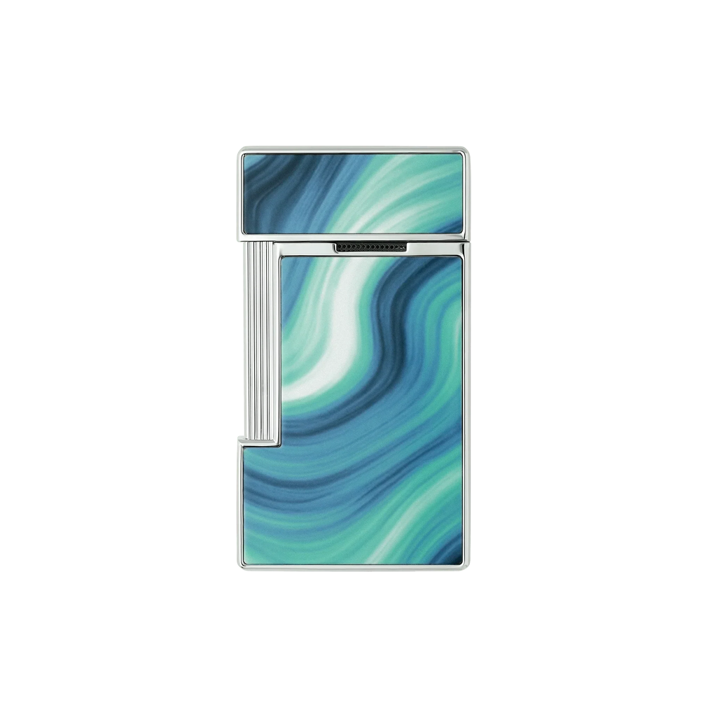 S.T. Dupont Slimmy Géode Lacquered Lighter - Blue