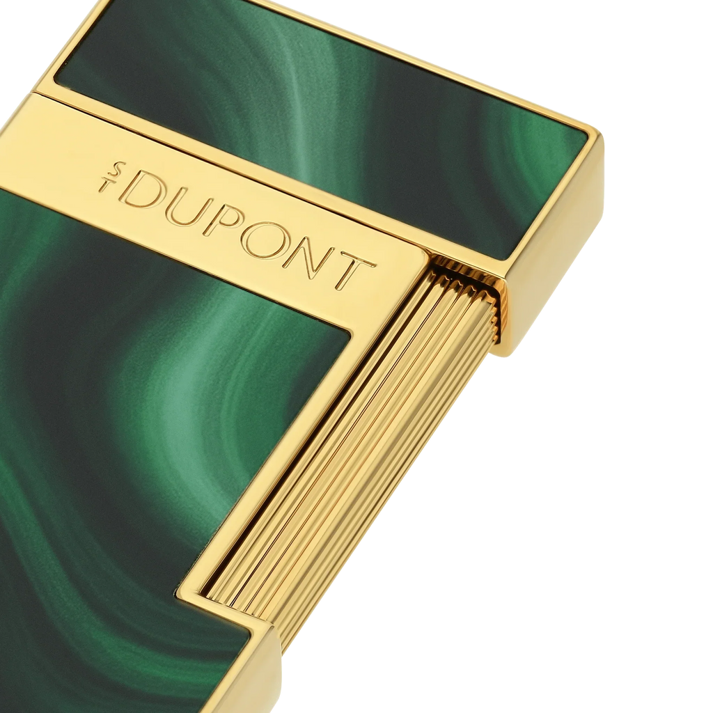 S.T. Dupont Slimmy Géode Lacquered Lighter - Green