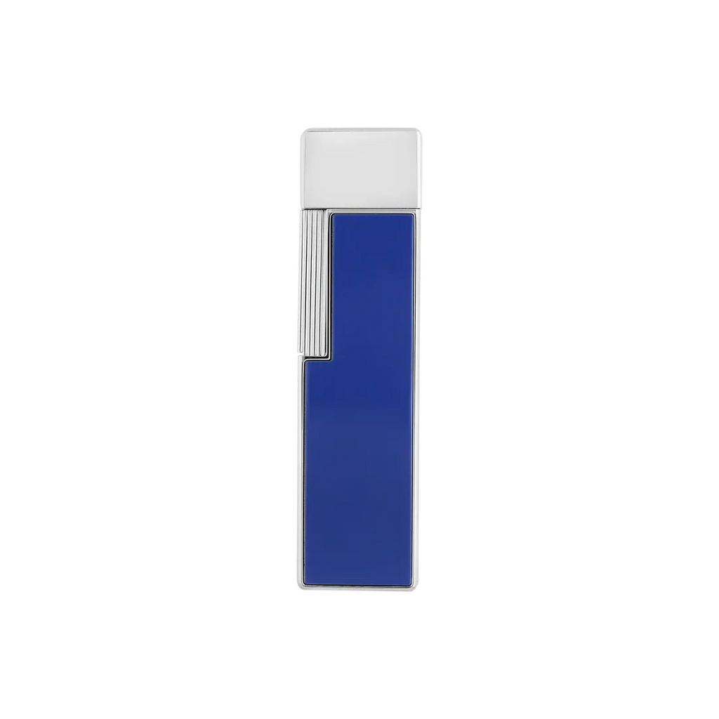 S.T. Dupont Twiggy Lighter - Blue Lacquer & Chrome