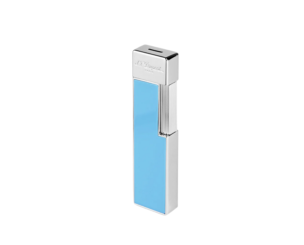 S.T. Dupont Twiggy Lighter - Light Blue Lacquer