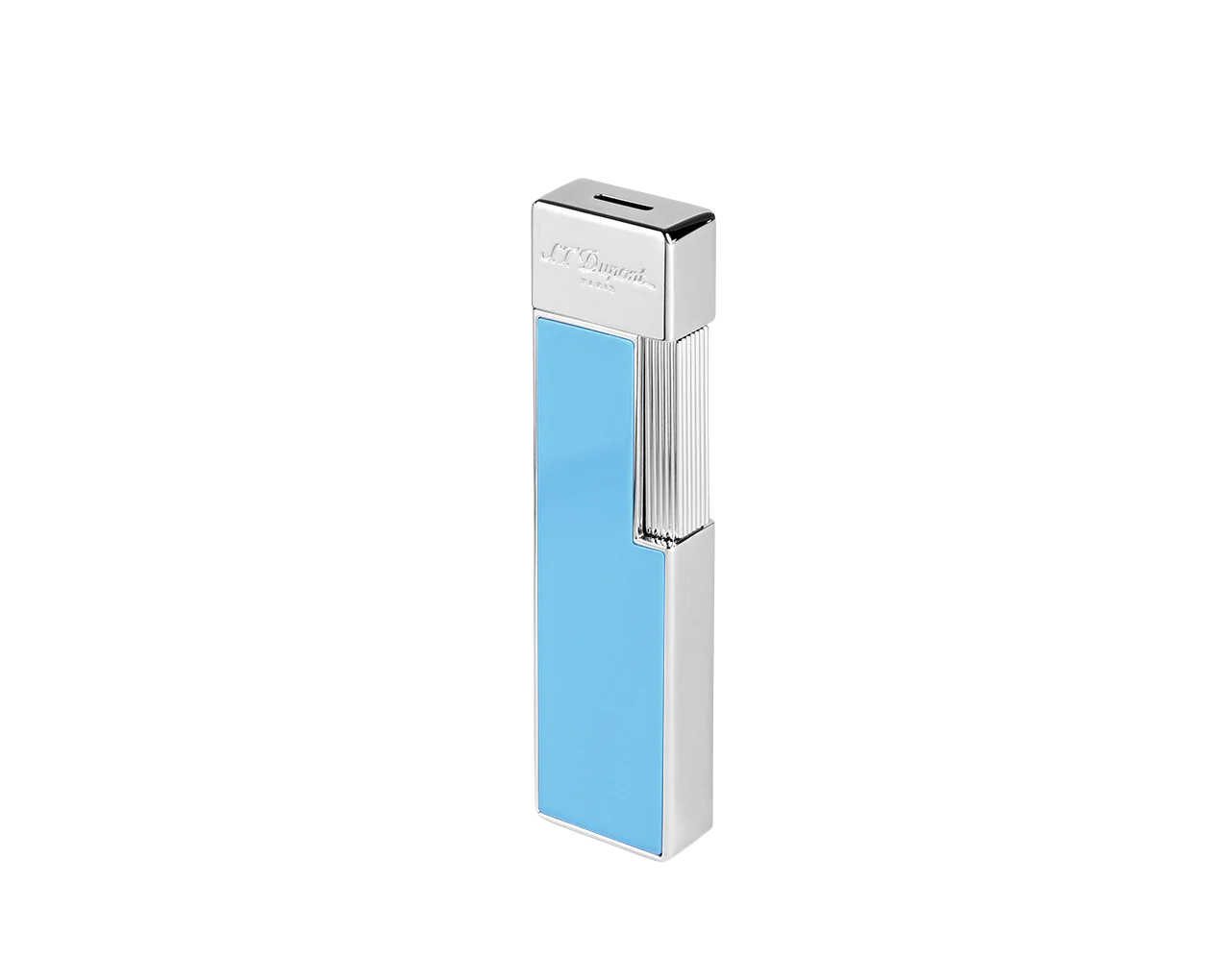 S.T. Dupont Twiggy Lighter - Light Blue Lacquer