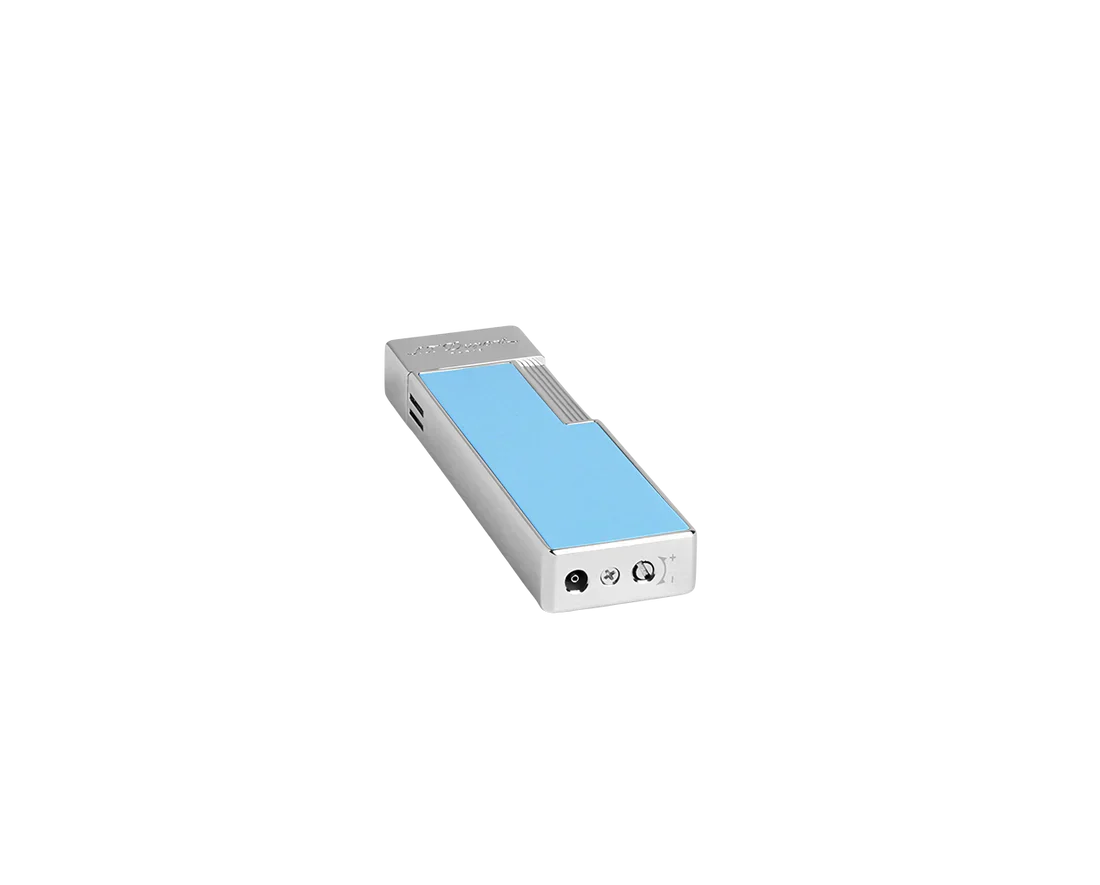 S.T. Dupont Twiggy Lighter - Light Blue Lacquer