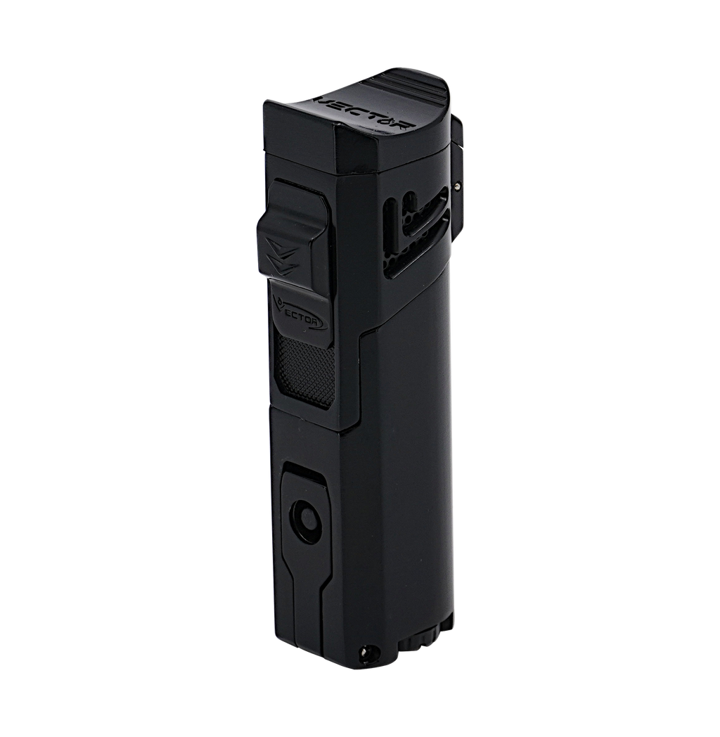 Vector Caliper Single Flame Torch Lighter with Cigar Punch