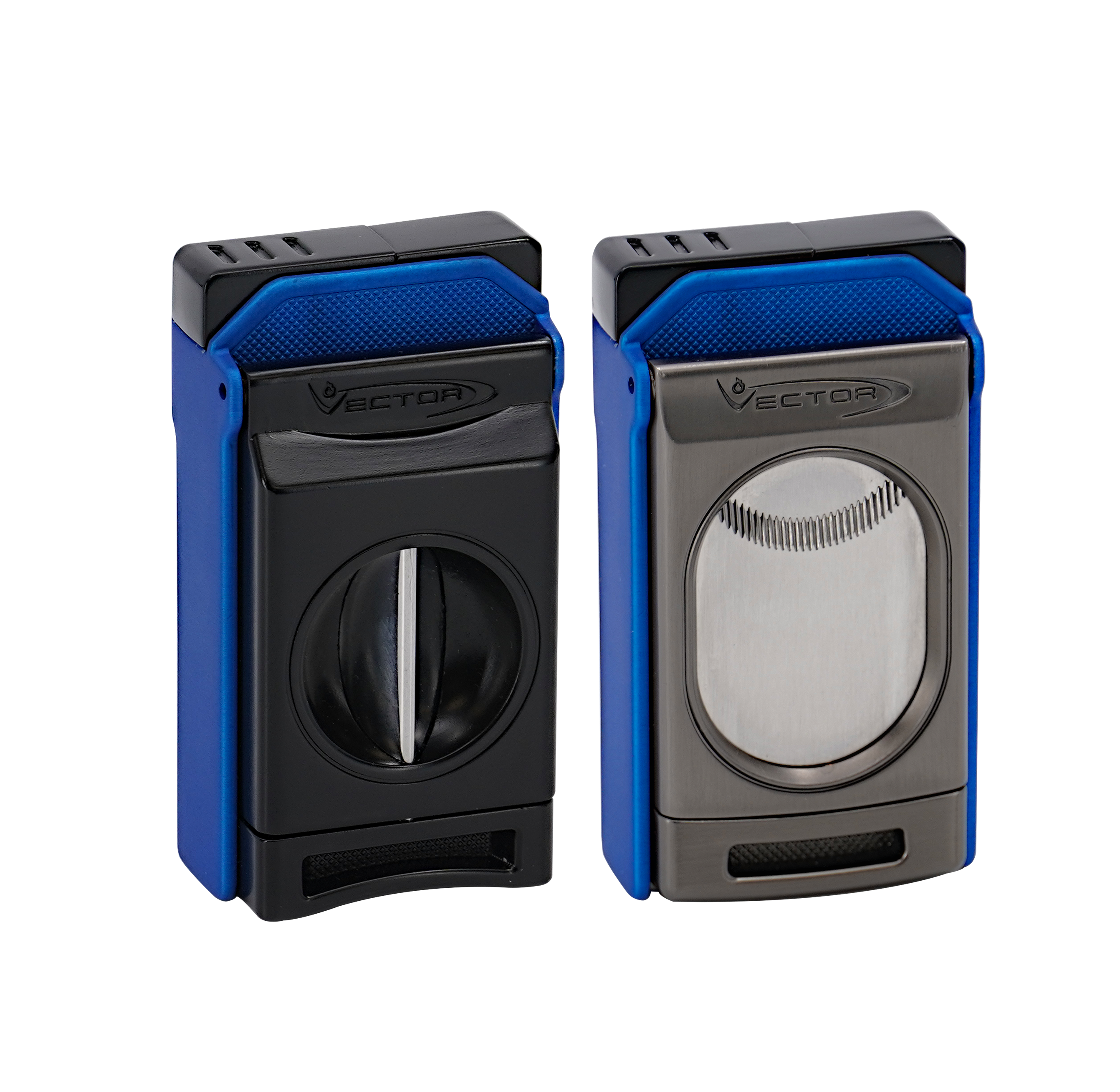Vector Switch Double Flame Torch Lighter with Cigar Cutter