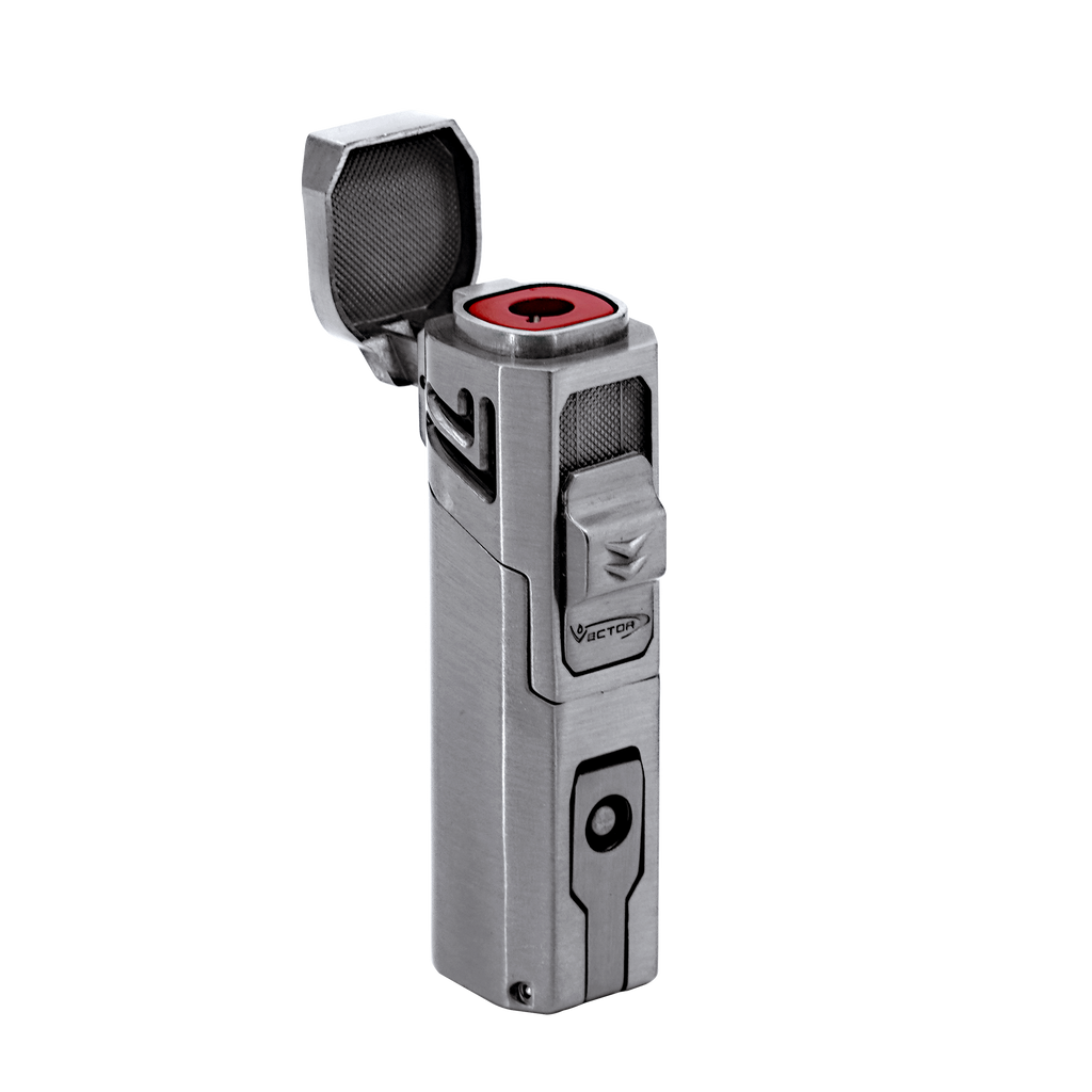 Vector Caliper Single Flame Torch Lighter with Cigar Punch