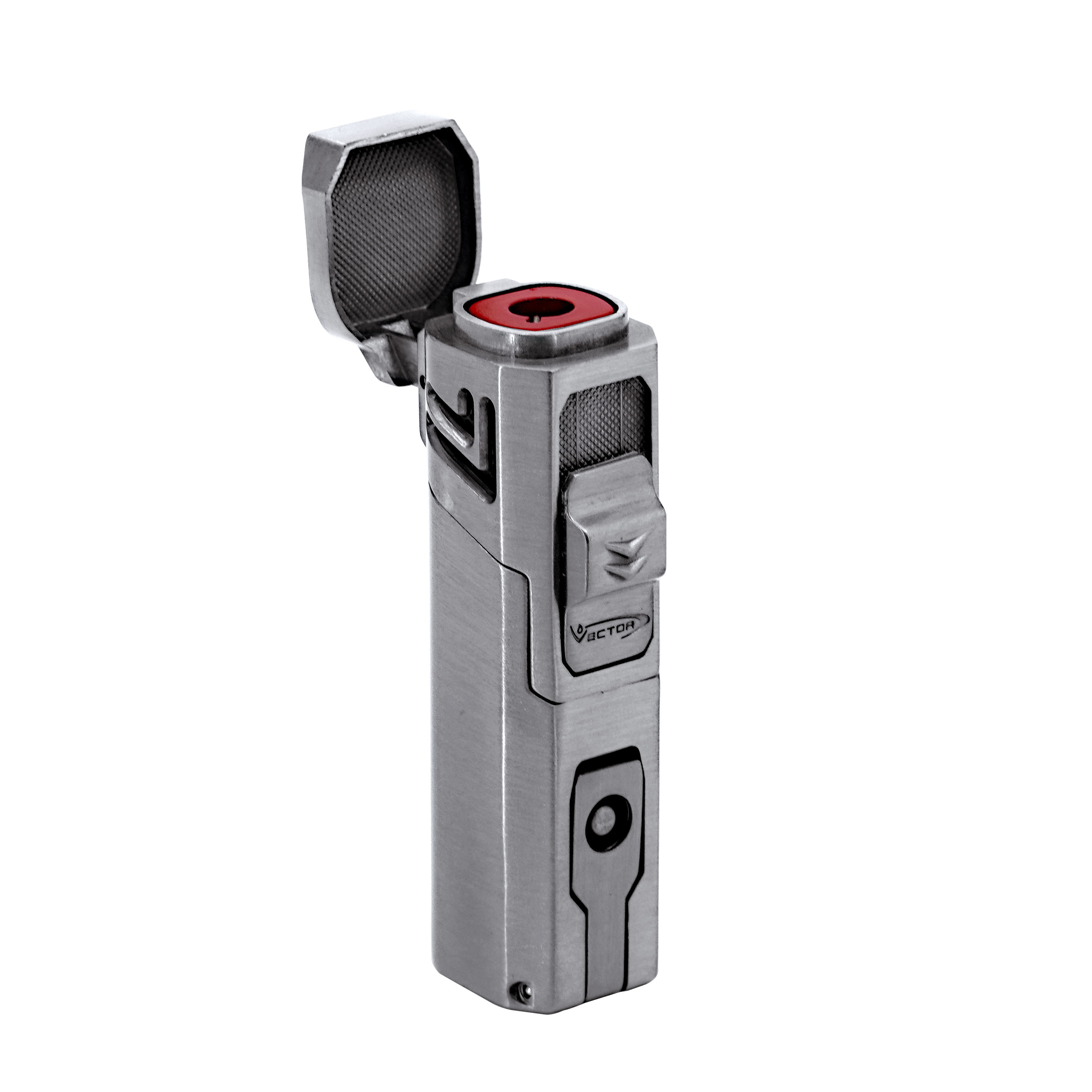 Vector Caliper Single Flame Torch Lighter with Cigar Punch