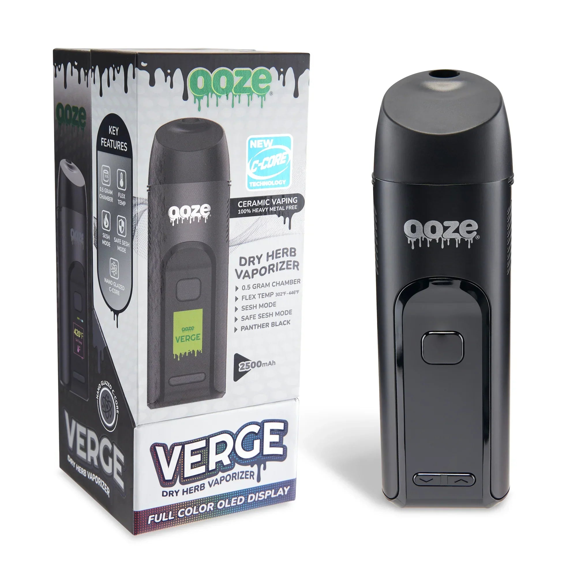 Ooze Verge 2500mAh Dry Herb Vaporizer