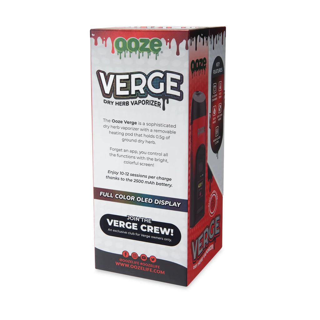 Ooze Verge 2500mAh Dry Herb Vaporizer