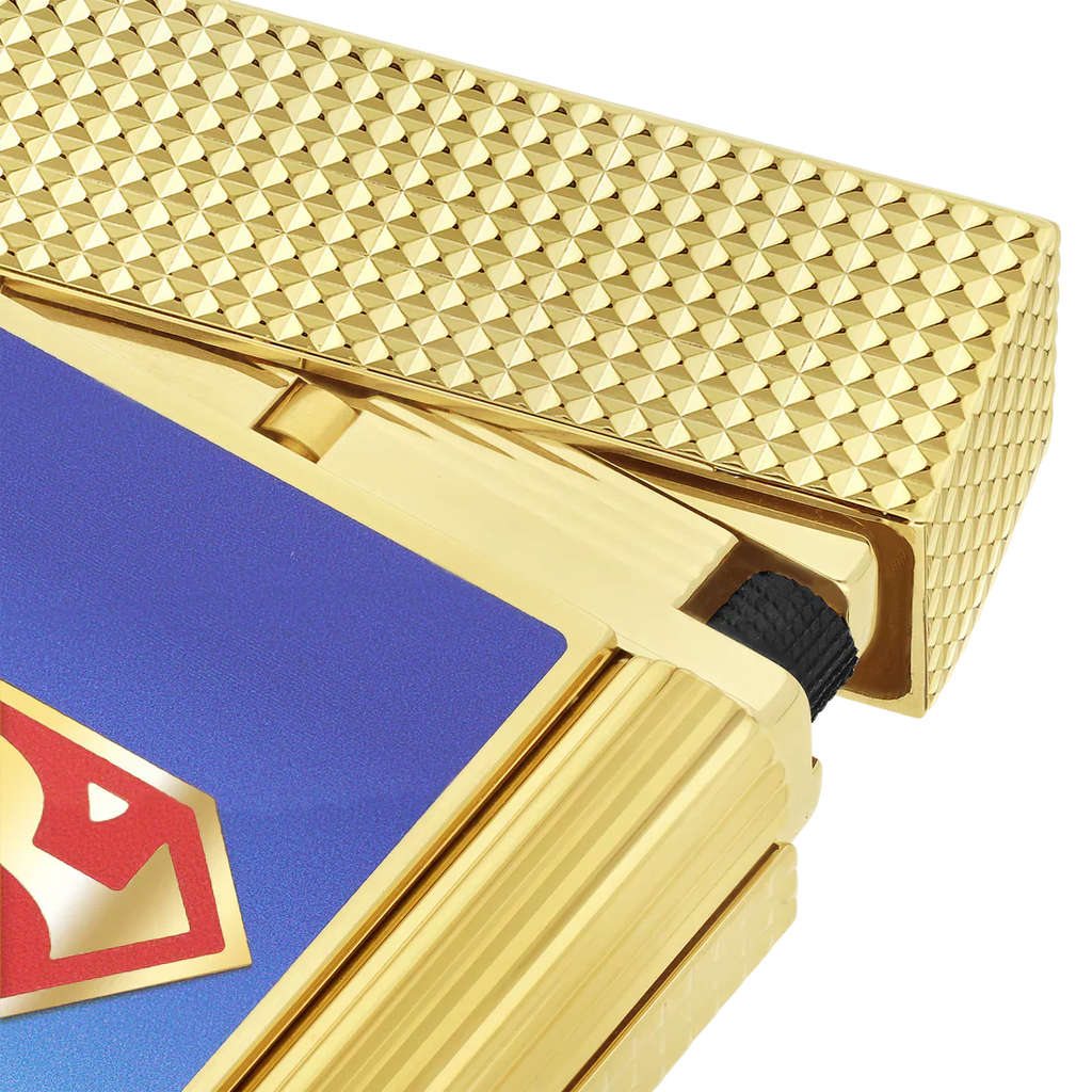 S.T. Dupont Line 2 Perfect Ping Superman Lighter