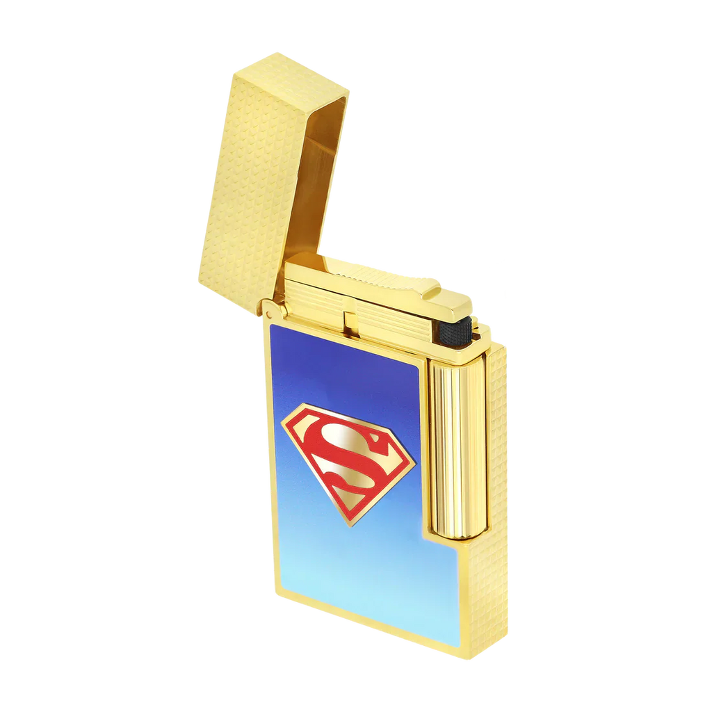 S.T. Dupont Line 2 Perfect Ping Superman Lighter