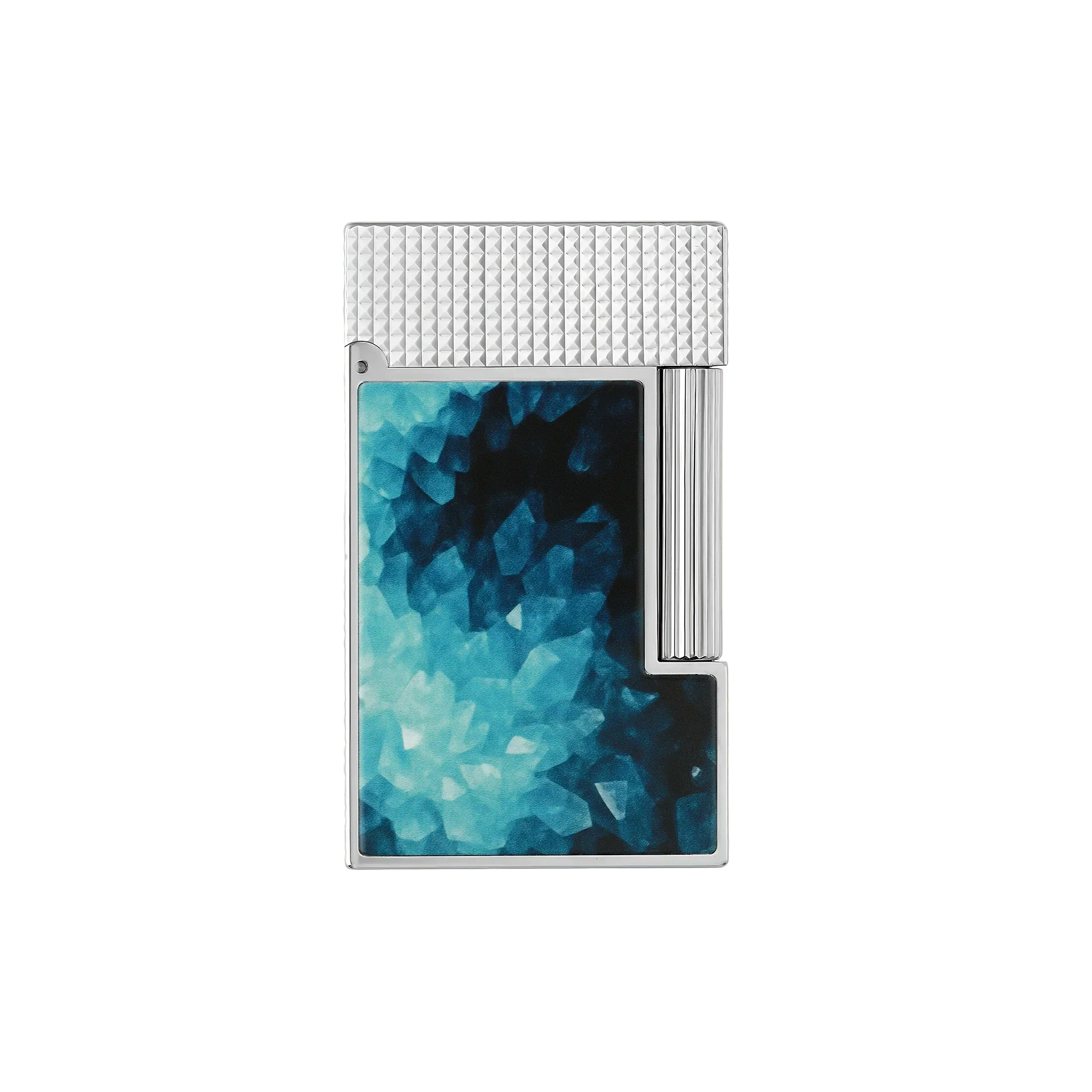 S.T. Dupont Ligne 2 Géode Lacquered Lighter - Blue