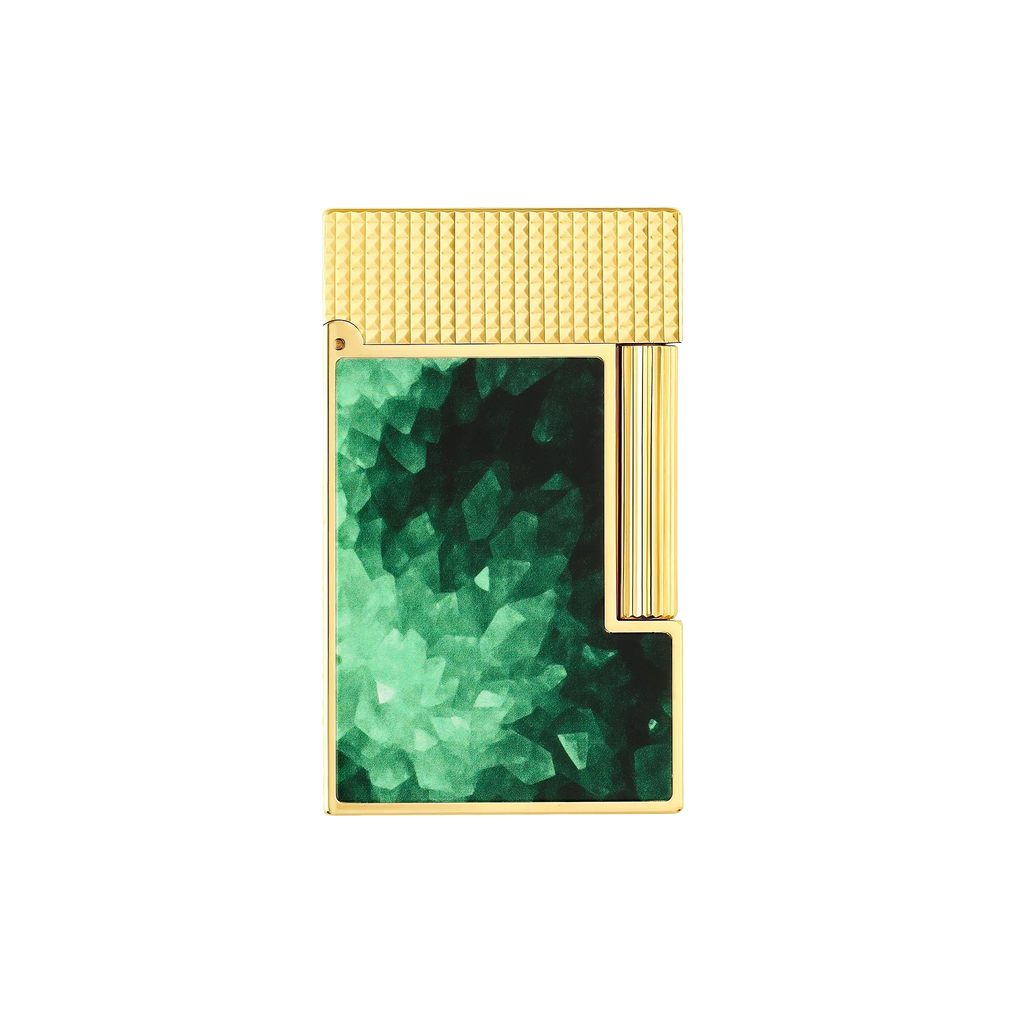 S.T. Dupont Ligne 2 Géode Lacquered Lighter - Green