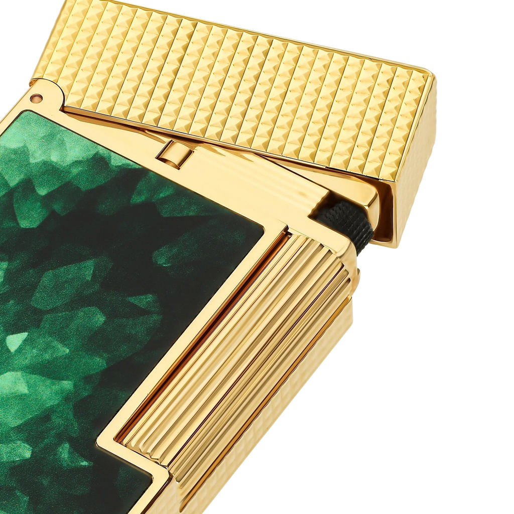 S.T. Dupont Ligne 2 Géode Lacquered Lighter - Green