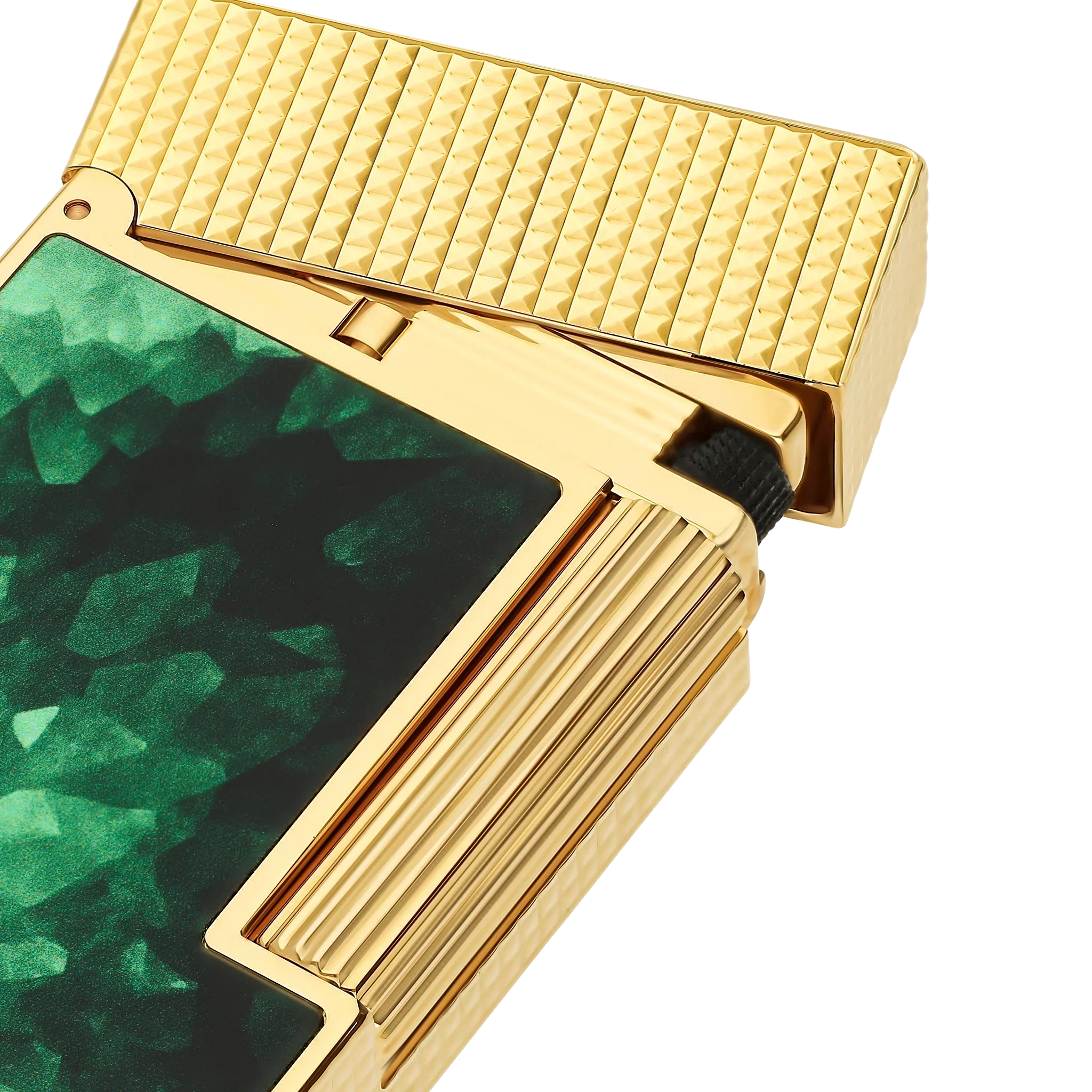 S.T. Dupont Ligne 2 Géode Lacquered Lighter - Green