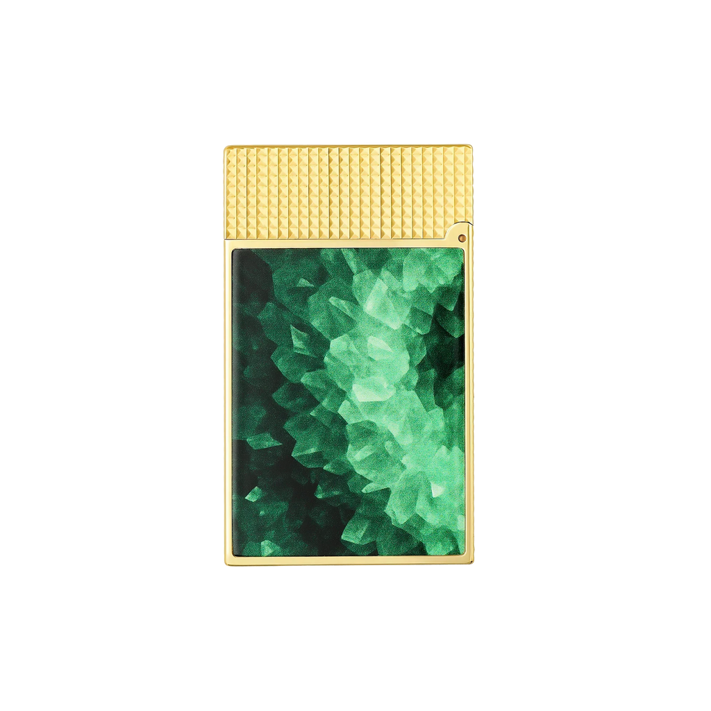 S.T. Dupont Ligne 2 Géode Lacquered Lighter - Green