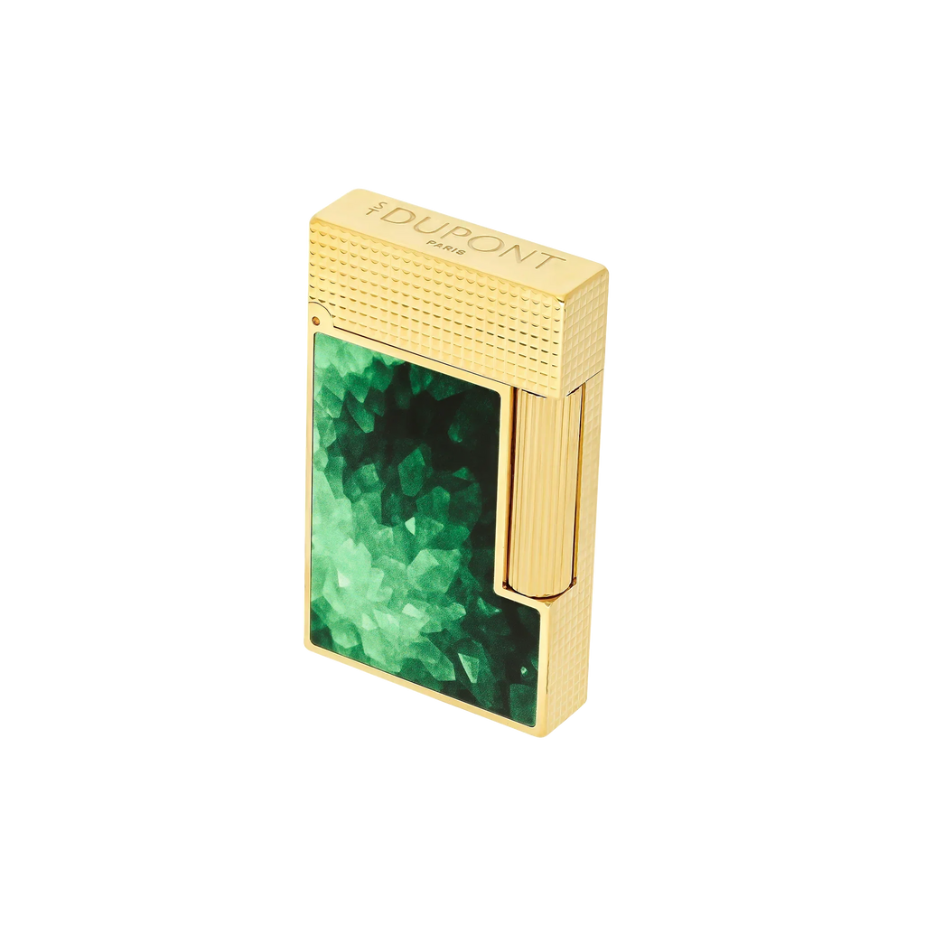 S.T. Dupont Ligne 2 Géode Lacquered Lighter - Green