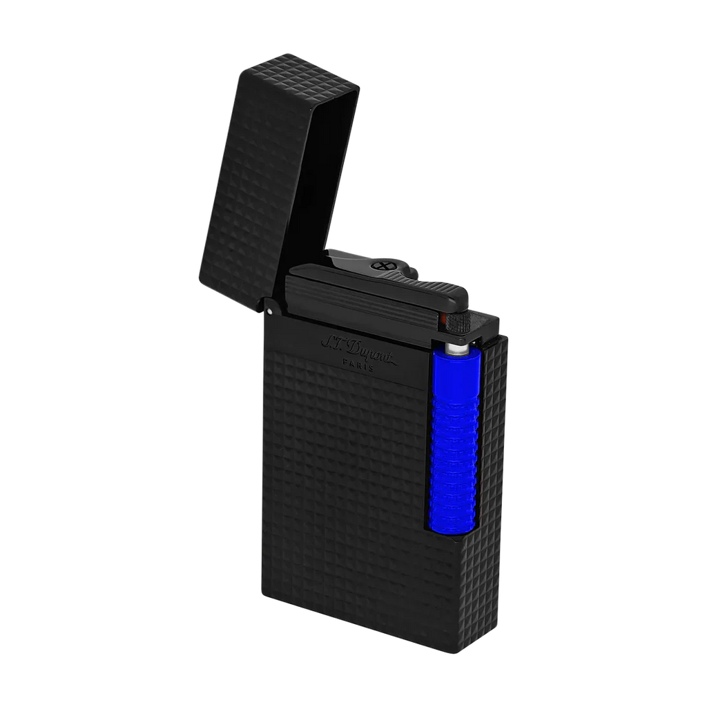 S. T. Dupont Lighter Fluo Le Grand - Black & Blue