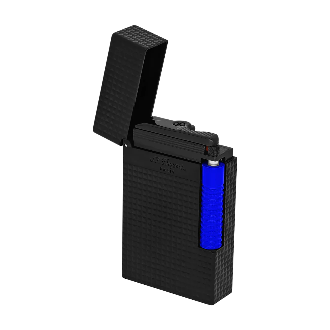 S. T. Dupont Lighter Fluo Le Grand - Black & Blue