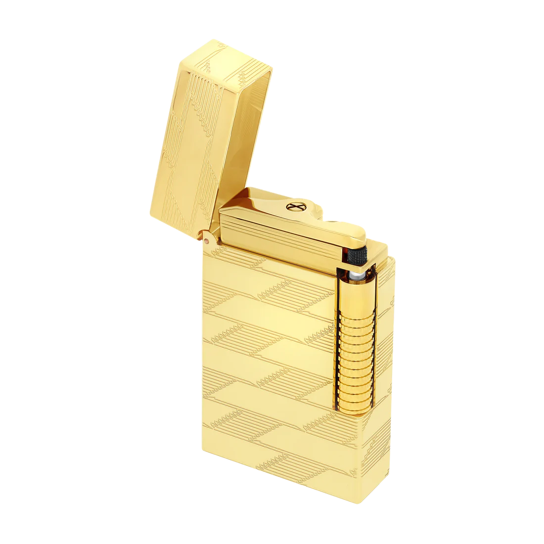 S. T. Dupont Lighter Fluo Le Grand - Fire X Yellow Gold