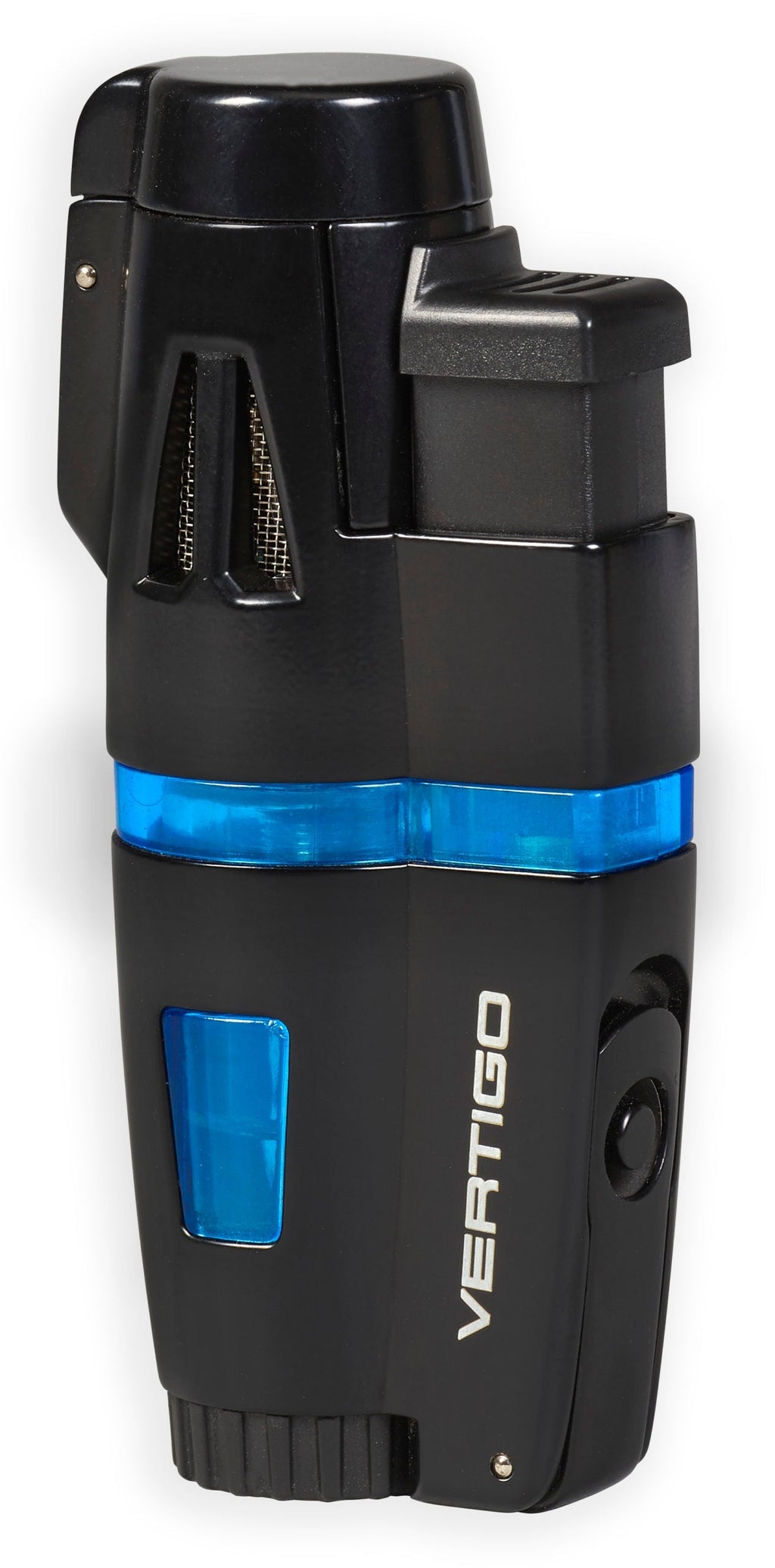 Vertigo Crusher Triple Torch Flame Lighter w/ Cigar Punch