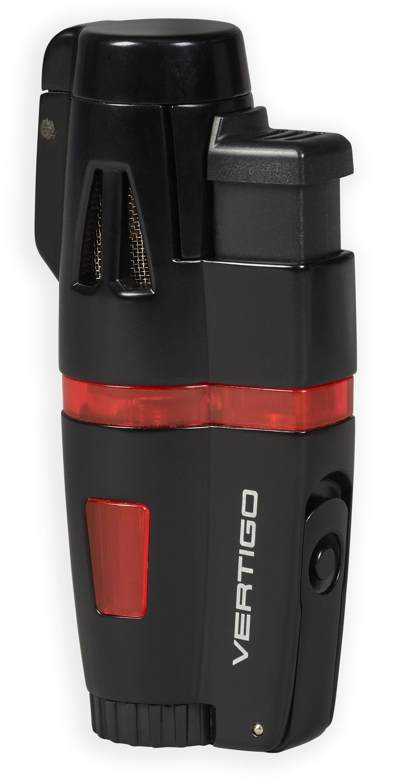 Vertigo Crusher Triple Torch Flame Lighter w/ Cigar Punch