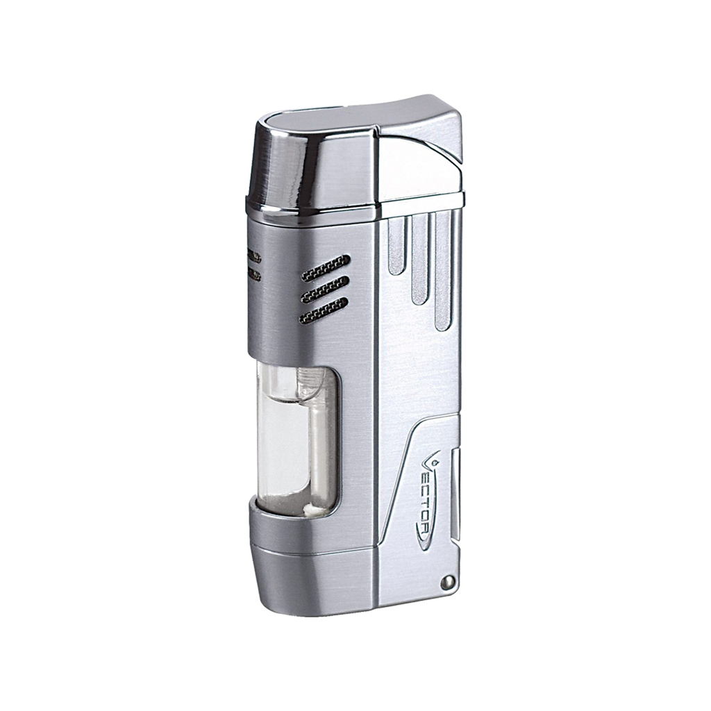 Vector Delta Dual Flame Torch Lighter with Cigar Punch