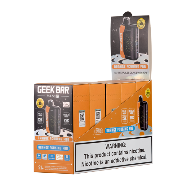 Orange Fcuking Fab Geek Bar Pulse X 25k