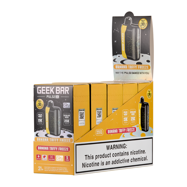 Banana Taffy Freeze Geek Bar Pulse X 25k