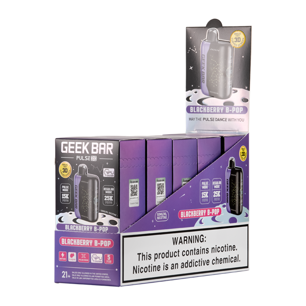 Blackberry B-Pop Geek Bar Pulse X 25k