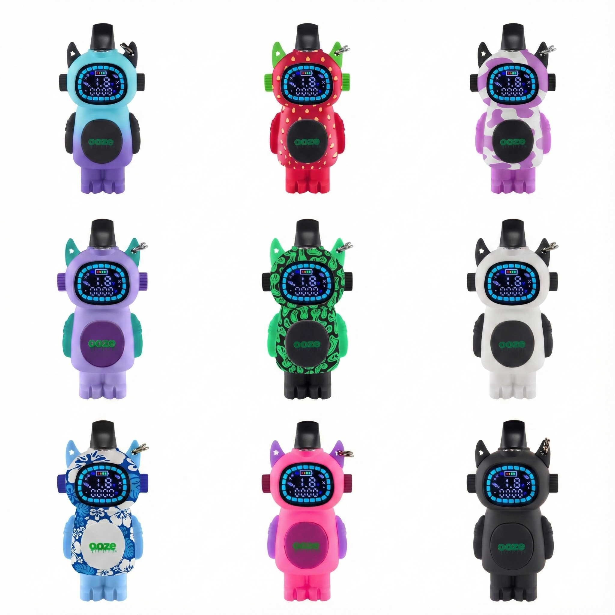 Ooze Bot Character Vape 510 Battery