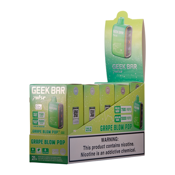Grape B-Pop Geek Bar Pulse MS