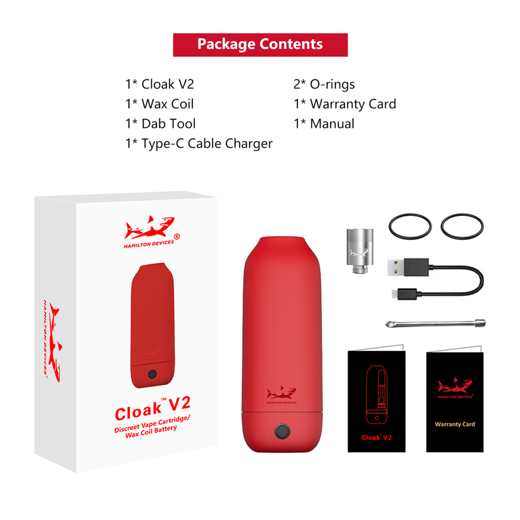 Hamilton Devices Cloak V2 - 510 Vape Battery
