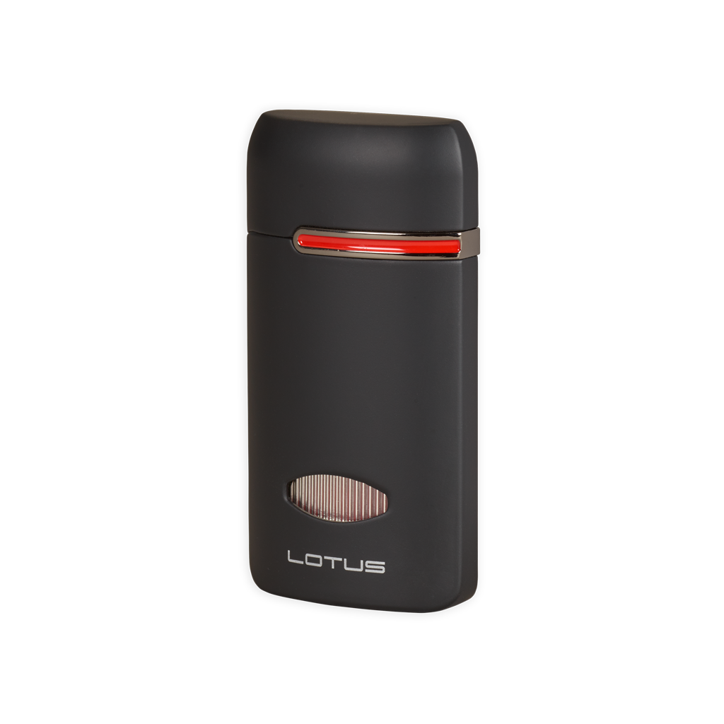 Lotus Lighter L76 Matrix Triple Jet Lighter with Cigar Punch