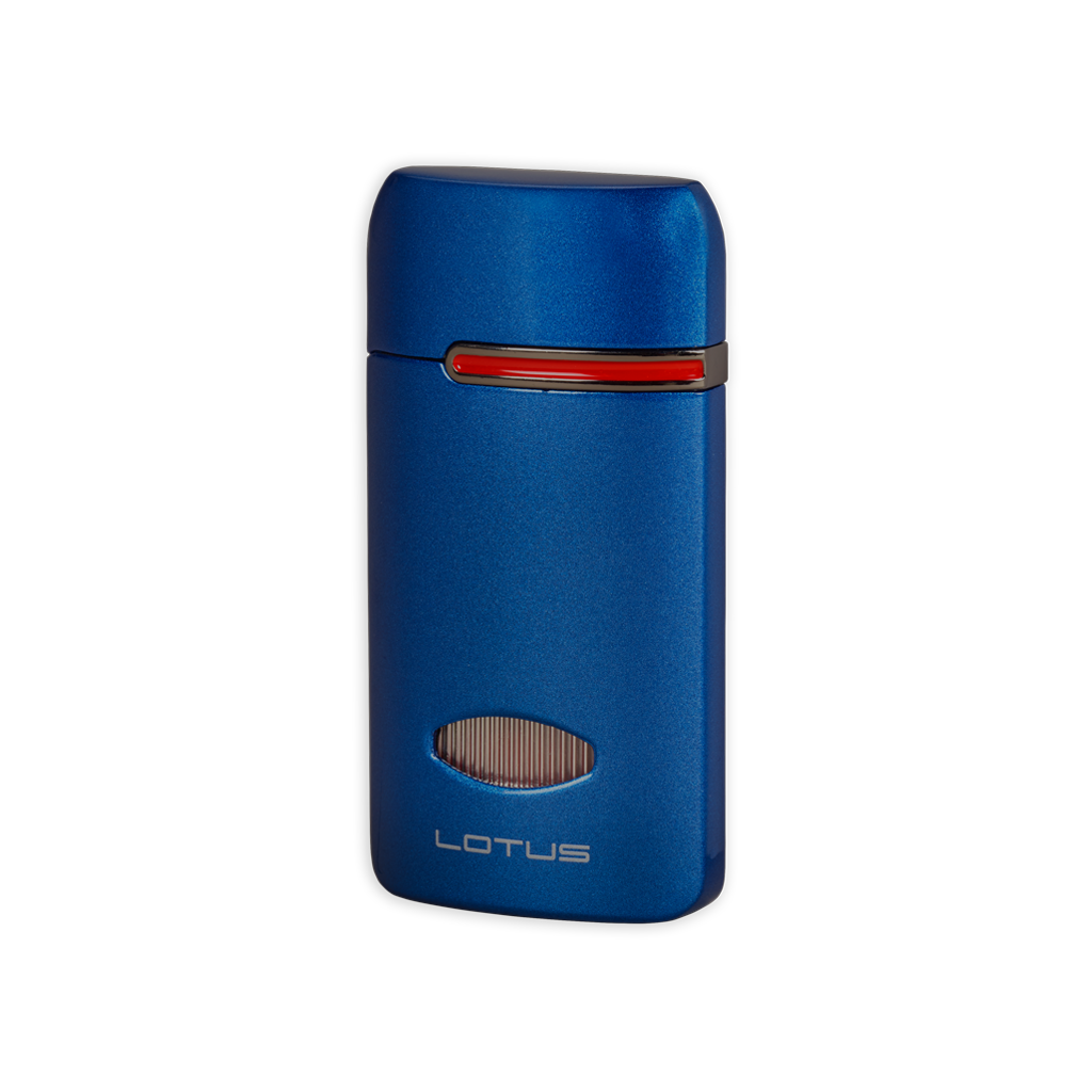 Lotus Lighter L76 Matrix Triple Jet Lighter with Cigar Punch