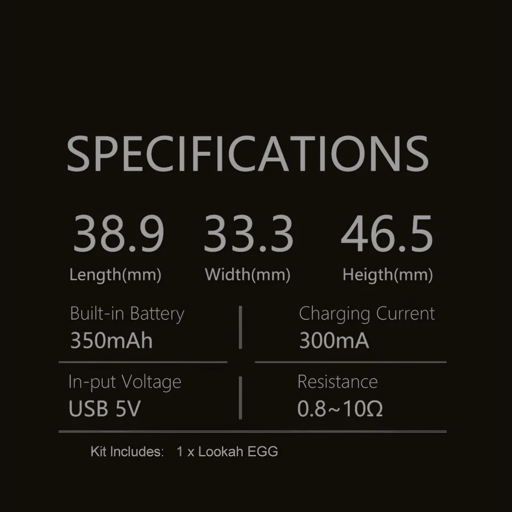 Lookah Egg - Mini 510 Vape Battery