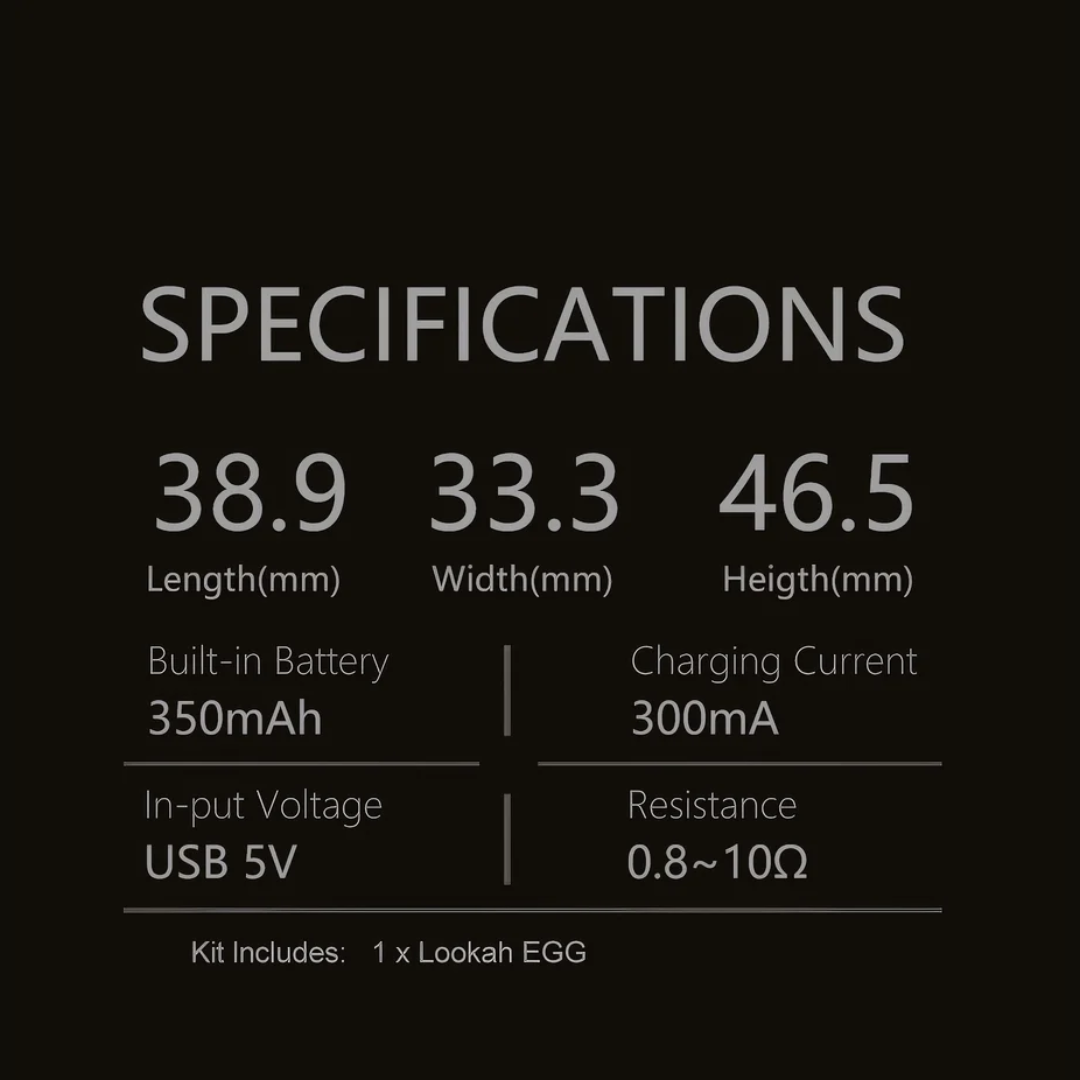 Lookah Egg - Mini 510 Vape Battery