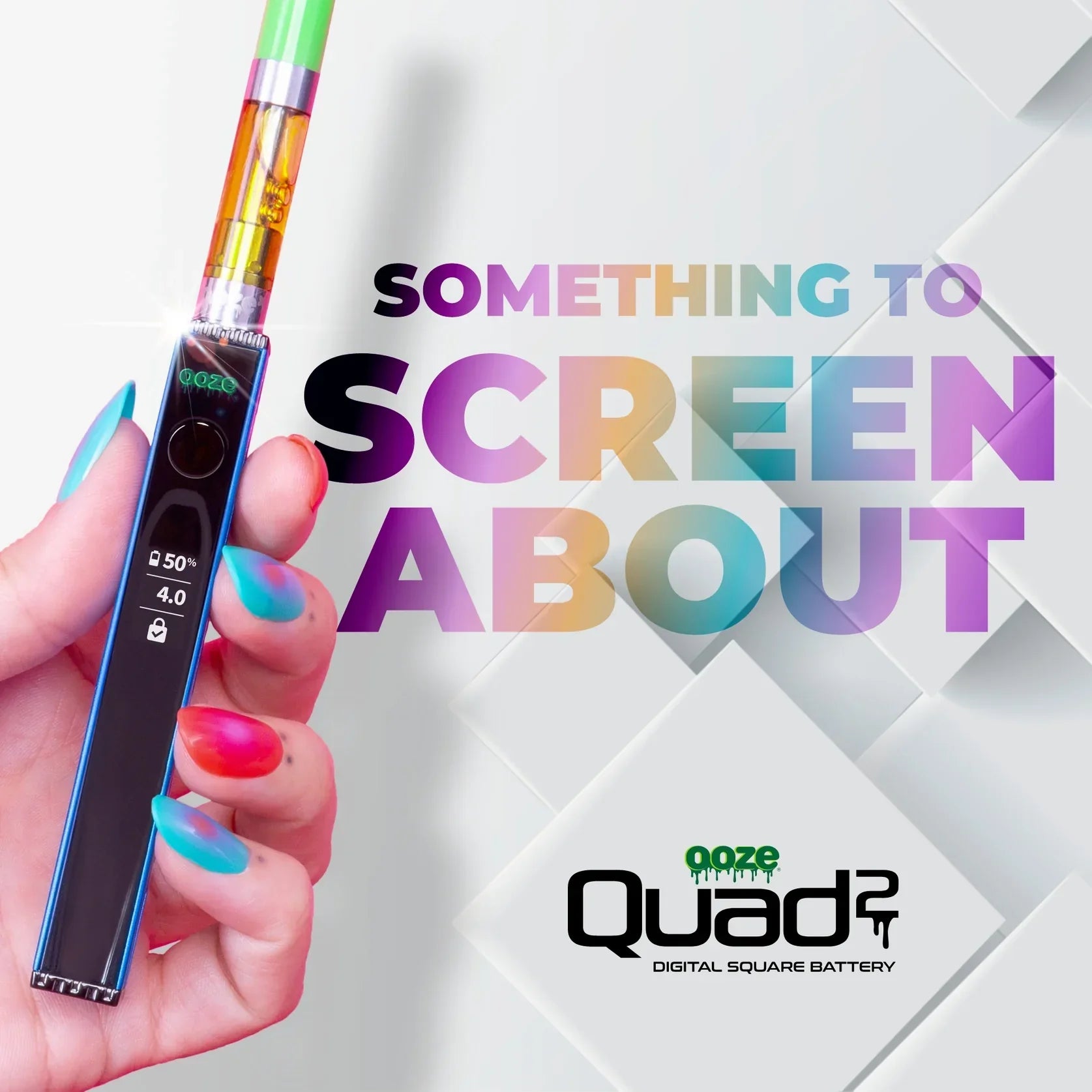 Ooze Quad 2 500mAh Square Vape Battery