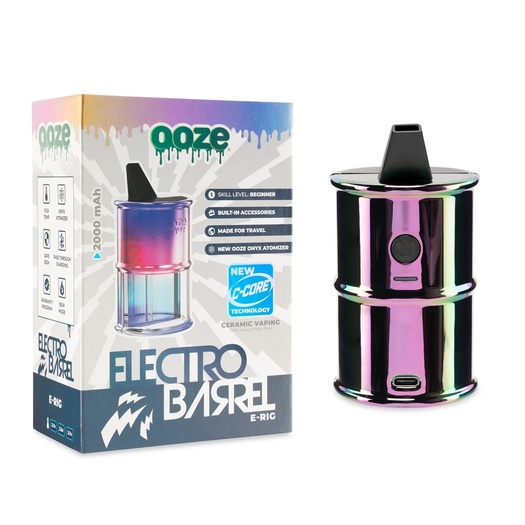 Ooze Electro Barrel E-Rig C-Core - 2000mAh