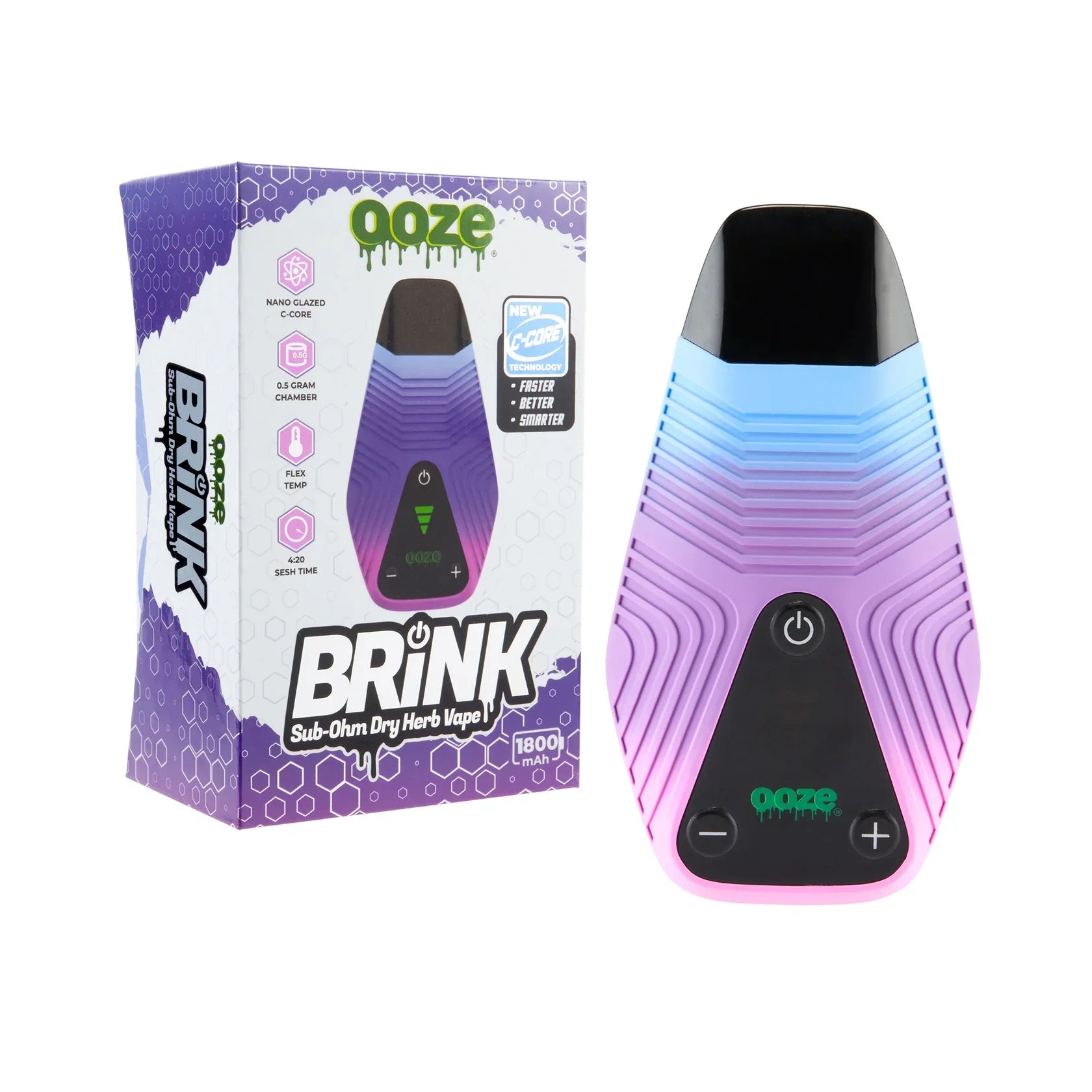 Ooze Brink 1800mAh Dry Herb Vaporizer