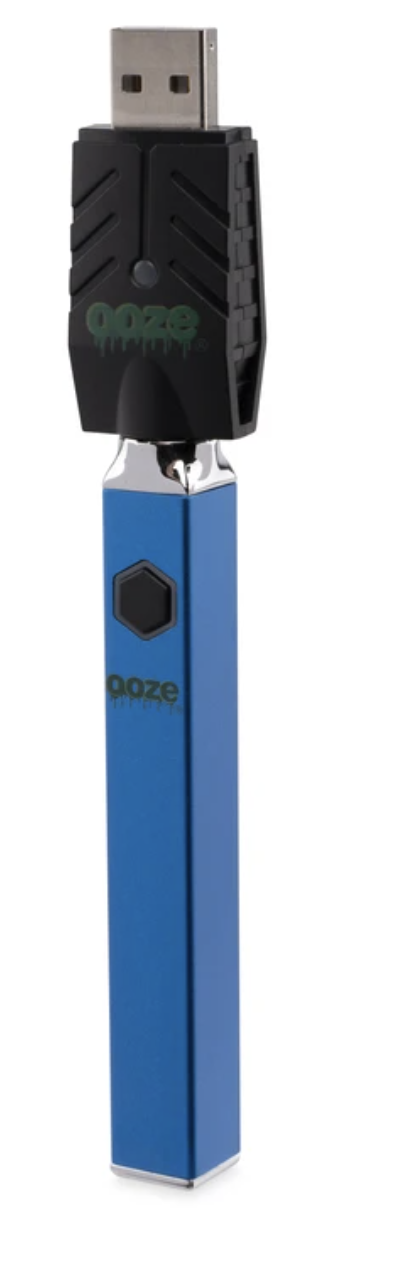 Ooze Quad 510 Thread 500mAh Square Vape Pen Battery + USB Charger