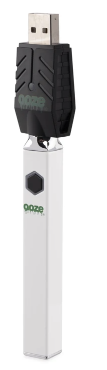Ooze Quad 510 Thread 500mAh Square Vape Pen Battery + USB Charger