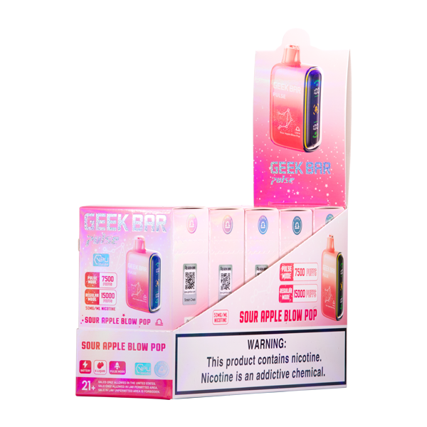 Sour Apple B-Pop Geek Bar Pulse MS