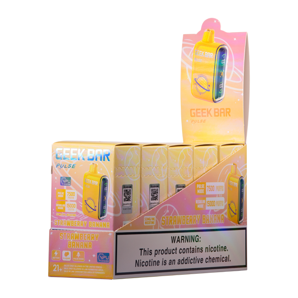 Strawberry Banana Geek Bar Pulse MS