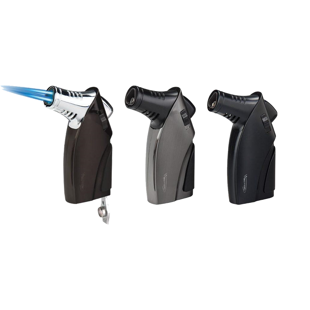 Vector Ironfist Triple Flame Torch Lighter with Cigar Punch